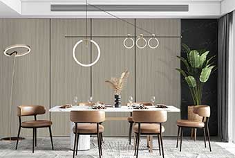 巴中轻奢风格-餐厅