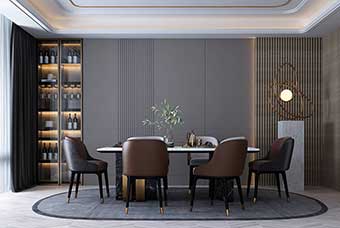 巴中餐厅空间案例