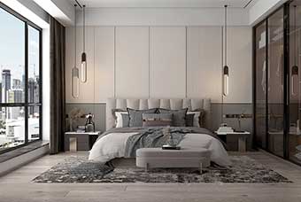 巴中现代风格-卧室