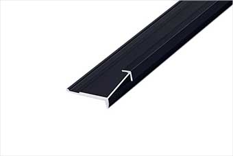 巴中航空纤维墙咔铝合金阳角线（哑黑氧化）