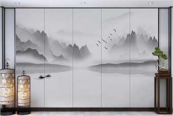 巴中森佰汇航空纤维（山水画系列）